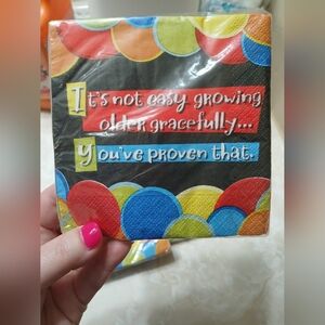 4 Packs Of Hallmark Multicolor Party Napkins